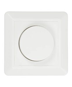 GloboStar® 999-0006 Ροοστάτης Dimmer Τοίχου LED AC100-240V 400W IP20 Μ8.4 x Π8.4 x Υ4.5cm