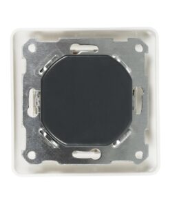 GloboStar® 999-0006 Ροοστάτης Dimmer Τοίχου LED AC100-240V 400W IP20 Μ8.4 x Π8.4 x Υ4.5cm