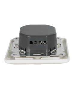 GloboStar® 999-0006 Ροοστάτης Dimmer Τοίχου LED AC100-240V 400W IP20 Μ8.4 x Π8.4 x Υ4.5cm