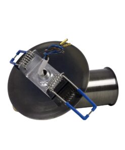 GloboStar® SARA 999-0062 Χωνευτό Φωτιστικό Οροφής Σποτ Μονόφωτο 1 x E27 IP20 Μπρούτζινο Μέταλλο – Μ8,5 x Π8,5 x Υ11cm