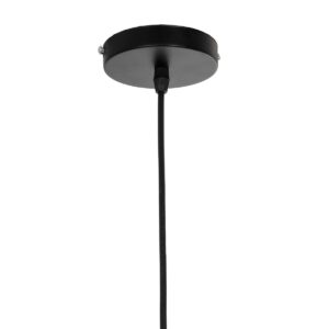 GLOBOSTAR® MARGI 999-0229 Vintage Κρεμαστό Φωτιστικό Οροφής με Ντουί 1 x E27 AC 220-240V IP20 – Μαύρο & Χρυσό – Μ26 x Π26 x Υ14cm