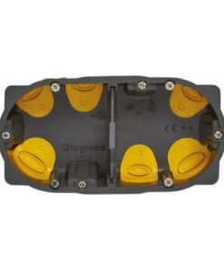 Κουτί Γυψοσανίδας 2 Θέσεων 4-5Στ ECOBATIBOX 40mm Βάθος LEGRAND – 080022L