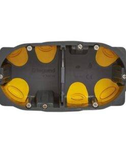 Κουτί Γυψοσανίδας 2 Θέσεων 4-5Στ ECOBATIBOX 50mm Βάθος LEGRAND – 080032L
