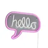 Φωτιστικό Τοίχου Επιγραφή “Hello” Σχέδιο Neon LED Reality – R23711100