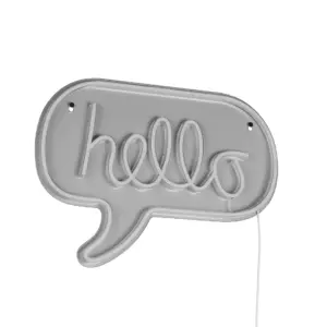 Φωτιστικό Τοίχου Επιγραφή “Hello” Σχέδιο Neon LED Reality – R23711100