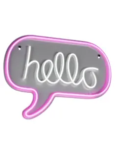Φωτιστικό Τοίχου Επιγραφή “Hello” Σχέδιο Neon LED Reality – R23711100