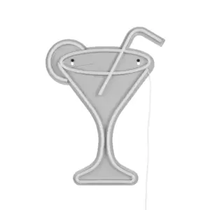 Φωτιστικό Τοίχου Επιγραφή “CHEERS” Σχέδιο Κοκτέιλ Neon LED Reality – R23731100