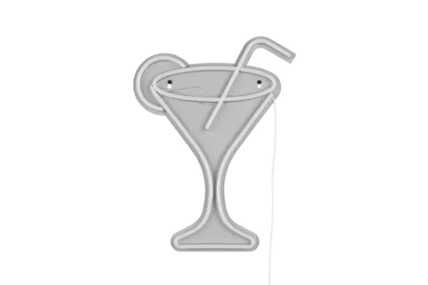 Φωτιστικό Τοίχου Επιγραφή “CHEERS” Σχέδιο Κοκτέιλ Neon LED Reality – R23731100