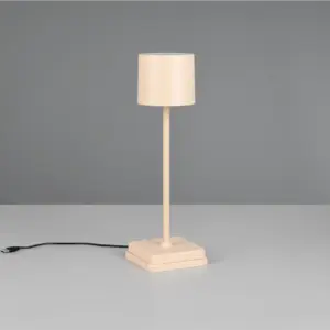 Επαναφορτιζόμενο Πορτατίφ Μπεζ FERNANDEZ 1.5W 130lm CCT Dimmable IP54 με Ασύρματη Βάση Φόρτισης Reality – R54096166