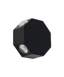 GLOBOSTAR® HIKARI 60687 Μοντέρνο Φωτιστικό Τοίχου – Απλίκα LED 8W 1000lm 30° AC 220-240V Αδιάβροχο IP65 Θερμό Λευκό 2700K – CREE XPE Chip & TÜV SÜD Driver – Μαύρο Ματ – Μ10 x Π4 x Υ10cm – 5 Χρόνια Εγγύηση