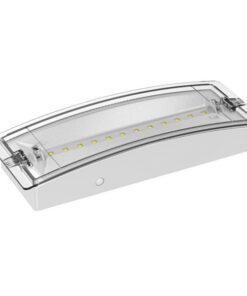 Φωτιστικό Ασφαλείας Συνεχούς & Μη Λειτουργίας LED 3W Επιτοίχιο IP65 90min Ψυχρό Λευκό 6500K Eurolamp – 145-28120