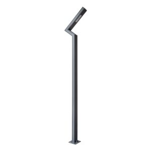 GLOBOSTAR® ZAPOPAN 90838 Φωτιστικό Urban Light Πλατείας/Πάρκου LED 30W 4080lm 120° AC 220-240V Αδιάβροχο IP65 IK09 Φυσικό Λευκό 5000K – LUMILEDs SMD Chip & MEANWELL Driver – Γκρι Ανθρακί – Μ75 x Π14 x Υ360cm – 5 Χρόνια Εγγύηση