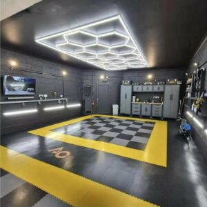 LED Kit Hexagon Επαγγελματικό Φωτιστικό Οροφής σε Σχήμα Εξάγωνου με 15 Κυψέλες 720Watt Ψυχρό Λευκό 6500K