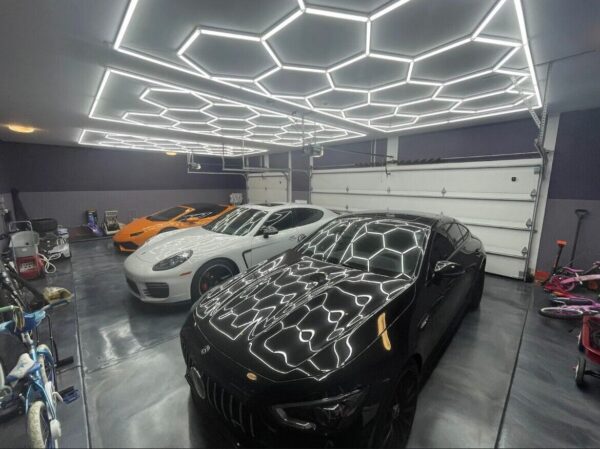LED Kit Hexagon Επαγγελματικό Φωτιστικό Οροφής σε Σχήμα Εξάγωνου με 15 Κυψέλες 720Watt Ψυχρό Λευκό 6500K