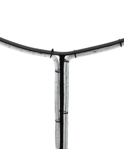 GLOBOSTAR® XMAS-CROWN-BIG Χριστουγεννιάτικο Διακοσμητικό Φωτιστικό LED 27.3W 1092lm 360° AC 220-240V Αδιάβροχο IP65 Θερμό Λευκό 2700K – Μαύρο & Διάφανο – Μ88 x Π25 x Υ136cm – 2 Χρόνια Εγγύηση