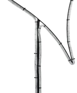 GLOBOSTAR® XMAS-HEART Χριστουγεννιάτικο Διακοσμητικό Φωτιστικό LED 19,5W 780lm 360° AC 220-240V Αδιάβροχο IP65 Θερμό Λευκό 2700K – Μαύρο & Διάφανο – M100 x Π25 x Υ157cm – 2 Χρόνια Εγγύηση