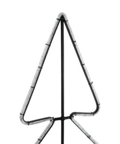 GLOBOSTAR® XMAS-TREE-SMALL Χριστουγεννιάτικο Διακοσμητικό Φωτιστικό LED 19,5W 780lm 360° AC 220-240V Αδιάβροχο IP65 Θερμό Λευκό 2700K – Μαύρο & Διάφανο – M102 x Π25 x Υ142cm – 2 Χρόνια Εγγύηση