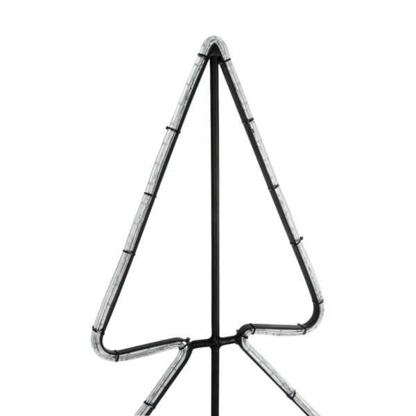 GLOBOSTAR® XMAS-TREE-SMALL Χριστουγεννιάτικο Διακοσμητικό Φωτιστικό LED 19,5W 780lm 360° AC 220-240V Αδιάβροχο IP65 Θερμό Λευκό 2700K – Μαύρο & Διάφανο – M102 x Π25 x Υ142cm – 2 Χρόνια Εγγύηση