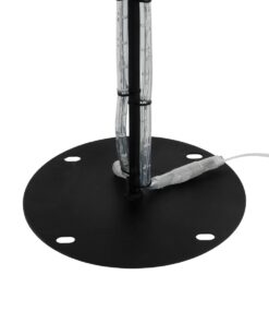 GLOBOSTAR® XMAS-TREE-SMALL Χριστουγεννιάτικο Διακοσμητικό Φωτιστικό LED 19,5W 780lm 360° AC 220-240V Αδιάβροχο IP65 Θερμό Λευκό 2700K – Μαύρο & Διάφανο – M102 x Π25 x Υ142cm – 2 Χρόνια Εγγύηση