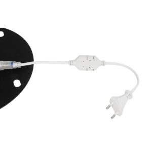 GLOBOSTAR® XMAS-TREE-SMALL Χριστουγεννιάτικο Διακοσμητικό Φωτιστικό LED 19,5W 780lm 360° AC 220-240V Αδιάβροχο IP65 Θερμό Λευκό 2700K – Μαύρο & Διάφανο – M102 x Π25 x Υ142cm – 2 Χρόνια Εγγύηση