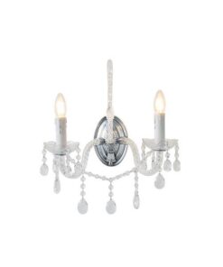 ΑΠΛΙΚΑ ΤΟΙΧΟΥ ΜΕΤΑΛΛΟ-ΓΥΑΛΙ 2XE14 330X425mm ΜΕΤΑΛΛΙΚΟ ARTE ILLUMINA KRISTALLO EUROLAMP – 144-47002