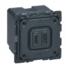 CELIANE ΜΗΧ. ΠΡΙΖΑΣ ΦΟΡΤΙΣΗΣ 2ΧUSB C+C LEGRAND – 067466