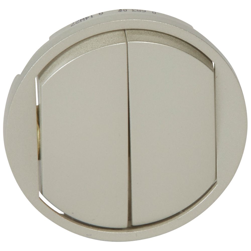Celiane™ πλακίδιο διπλου διακόπτη titanium LEGRAND - 068302