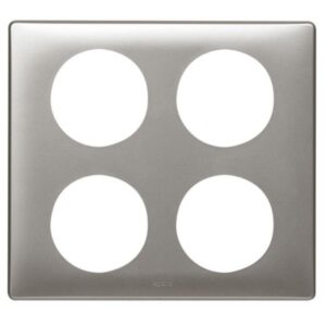 CELIANE ΠΛΑΙΣΙΟ ANODIZED 2X2Θ TITANIUM LEGRAND – 068968