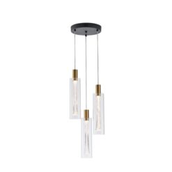 ΦΩΤΙΣΤΙΚΟ ΚΡΕΜΑΣΤΟ ΓΥΑΛΙ 3ΦΩΤΟ 21W 2500Lm 3000K Φ250x1630mm ARTE ILLUMINA VIAL EUROLAMP – 144-15102