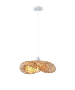 ΦΩΤΙΣΤΙΚΟ ΚΡΕΜΑΣΤΟ BAMBOO 1XE27 420X300X130mm ARTE ILLUMINA LAGOON EUROLAMP – 144-33091