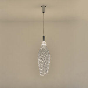 ΦΩΤΙΣΤΙΚΟ ΜΕΤΑΛΛΟ ΜΟΝΟΦΩΤΟ LED 7.6W 780Lm 3000K Φ200x1960mm ΑΣΗΜΙ ARTE ILLUMINA PERFORATO EUROLAMP – 144-15060