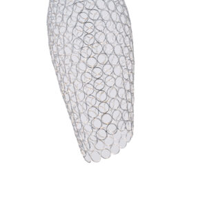 ΦΩΤΙΣΤΙΚΟ ΜΕΤΑΛΛΟ ΜΟΝΟΦΩΤΟ LED 7.6W 780Lm 3000K Φ200x1960mm ΑΣΗΜΙ ARTE ILLUMINA PERFORATO EUROLAMP – 144-15060