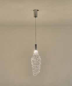 ΦΩΤΙΣΤΙΚΟ ΜΕΤΑΛΛΟ ΜΟΝΟΦΩΤΟ 6.3W 648Lm 3000K Φ146x1774mm ΑΣΗΜΙ ARTE ILLUMINA PERFORATO EUROLAMP – 144-15062