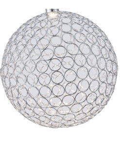 ΦΩΤΙΣΤΙΚΟ ΜΕΤΑΛΛΟ ΜΟΝΟΦΩΤΟ ΟΒΑΛ LED 6.3W 648Lm 3000K Φ200x1388mm ΑΣΗΜΙ ARTE ILLUMINA PERFORATO EUROLAMP – 144-15068