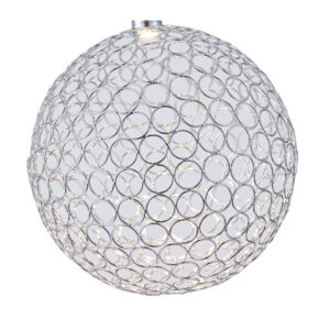 ΦΩΤΙΣΤΙΚΟ ΜΕΤΑΛΛΟ ΜΟΝΟΦΩΤΟ ΟΒΑΛ LED 6.3W 648Lm 3000K Φ200x1388mm ΑΣΗΜΙ ARTE ILLUMINA PERFORATO EUROLAMP – 144-15068