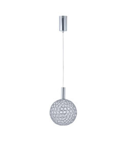 ΦΩΤΙΣΤΙΚΟ ΜΕΤΑΛΛΟ ΜΟΝΟΦΩΤΟ ΟΒΑΛ LED 6.3W 648Lm 3000K Φ250x1388mm AΣΗΜΙ ARTE ILLUMINA PERFORATO EUROLAMP – 144-15070