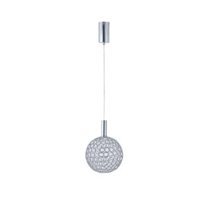 ΦΩΤΙΣΤΙΚΟ ΜΕΤΑΛΛΟ ΜΟΝΟΦΩΤΟ ΟΒΑΛ LED 6.3W 648Lm 3000K Φ250x1388mm AΣΗΜΙ ARTE ILLUMINA PERFORATO EUROLAMP – 144-15070