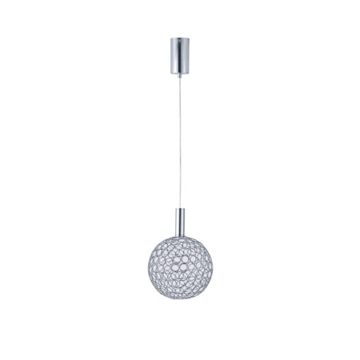 ΦΩΤΙΣΤΙΚΟ ΜΕΤΑΛΛΟ ΜΟΝΟΦΩΤΟ ΟΒΑΛ LED 6.3W 648Lm 3000K Φ250x1388mm AΣΗΜΙ ARTE ILLUMINA PERFORATO EUROLAMP – 144-15070