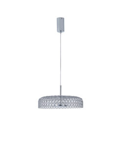 ΦΩΤΙΣΤΙΚΟ ΚΡΕΜΑΣΤΟ ΜΕΤΑΛΛΟ ΜΟΝΟΦΩΤΟ LED 10W 1080Lm 3000K Φ350x1390mm ΑΣΗΜΙ ARTE ILLUMINA PERFORATO EUROLAMP – 144-15072