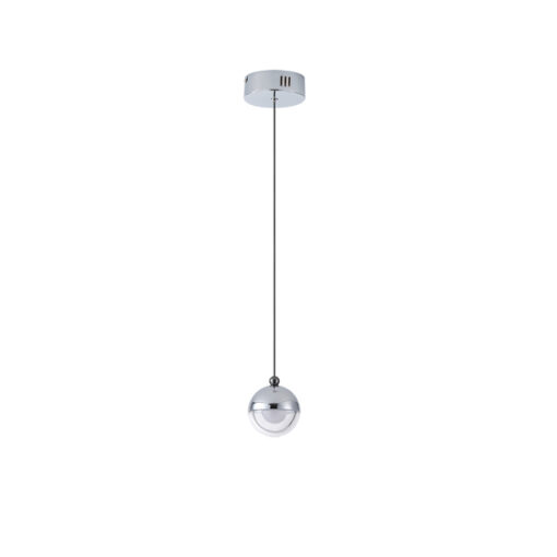 ΦΩΤΙΣΤΙΚΟ ΚΡΕΜΑΣΤΟ ΑΛΟΥΜΙΝΙΟ LED 6W 500Lm 3000K Φ10 ΑΣΗΜΙ ARTE ILLUMINA MELANIE EUROLAMP – 144-15078