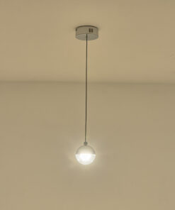 ΦΩΤΙΣΤΙΚΟ ΚΡΕΜΑΣΤΟ ΑΛΟΥΜΙΝΙΟ LED 6W 500Lm 3000K Φ10 ΑΣΗΜΙ ARTE ILLUMINA MELANIE EUROLAMP – 144-15078