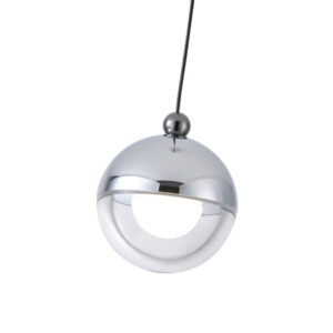 ΦΩΤΙΣΤΙΚΟ ΚΡΕΜΑΣΤΟ ΑΛΟΥΜΙΝΙΟ LED 6W 500Lm 3000K Φ10 ΑΣΗΜΙ ARTE ILLUMINA MELANIE EUROLAMP – 144-15078