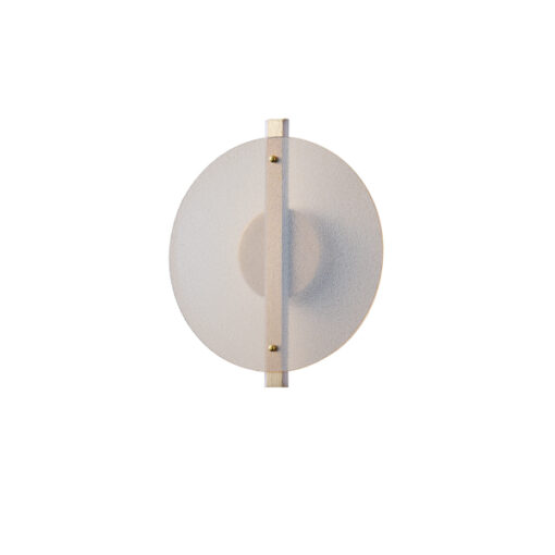 ΑΠΛΙΚΑ ΤΟΙΧΟΥ AΛΟΥΜΙΝO-ΓΥΑΛΙ LED 10W 1200Lm 3000K 340x120x300mm MEΛΙ ARTE ILLUMINA DISC EUROLAMP – 144-15086