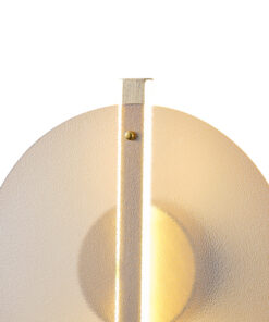 ΑΠΛΙΚΑ ΤΟΙΧΟΥ AΛΟΥΜΙΝO-ΓΥΑΛΙ LED 10W 1200Lm 3000K 340x120x300mm MEΛΙ ARTE ILLUMINA DISC EUROLAMP – 144-15086