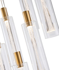 ΦΩΤΙΣΤΙΚΟ ΚΡΕΜΑΣΤΟ ΓΥΑΛΙ 9ΦΩΤΟ 60W 7200Lm 3000K Φ500x2430mm ARTE ILLUMINA VIAL EUROLAMP – 144-15100