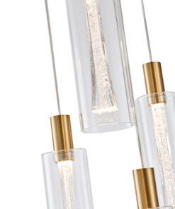 ΦΩΤΙΣΤΙΚΟ ΚΡΕΜΑΣΤΟ ΓΥΑΛΙ 5ΦΩΤΟ 38W 4400Lm 3000K Φ350x15000mm ARTE ILLUMINA VIAL EUROLAMP – 144-15101