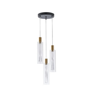 ΦΩΤΙΣΤΙΚΟ ΚΡΕΜΑΣΤΟ ΓΥΑΛΙ 3ΦΩΤΟ 21W 2500Lm 3000K Φ250x1630mm ARTE ILLUMINA VIAL EUROLAMP – 144-15102