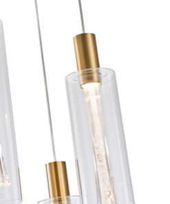 ΦΩΤΙΣΤΙΚΟ ΚΡΕΜΑΣΤΟ ΓΥΑΛΙ 3ΦΩΤΟ 21W 2500Lm 3000K Φ250x1630mm ARTE ILLUMINA VIAL EUROLAMP – 144-15102