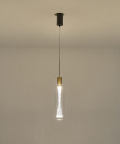 ΦΩΤΙΣΤΙΚΟ ΚΡΕΜΑΣΤΟ ΜΟΝΟΦΩΤΟ ΓΥΑΛΙ 7.6W 780Lm 3000K Φ90x1200mm ARTE ILLUMINA VIAL EUROLAMP – 144-15103