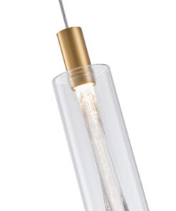 ΦΩΤΙΣΤΙΚΟ ΚΡΕΜΑΣΤΟ ΜΟΝΟΦΩΤΟ ΓΥΑΛΙ 7.6W 780Lm 3000K Φ90x1200mm ARTE ILLUMINA VIAL EUROLAMP – 144-15103